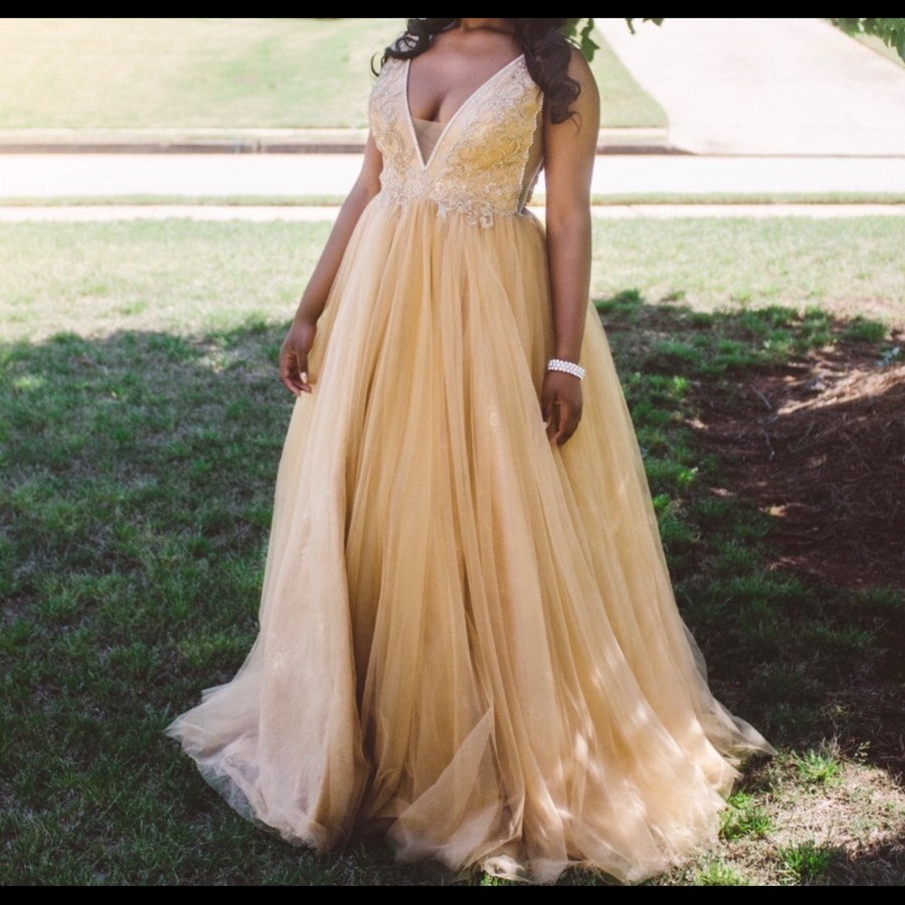 Gold Ball Gown